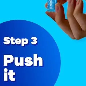 Tampax Compak Regular Applicator Tampons 18 Tampons - Push it