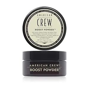 American Crew Texturising Matte Clay with Medium Hold & Low Shine Gifts For Men For Control & Definition (85g) Non-Greasy Formula Hair Styling for Men - boost powder