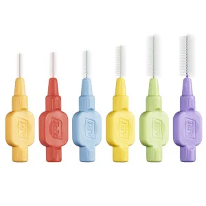 TePe Interdental Brushes | Type: Extra Soft | Yellow | Size 4 (0.7mm) | 8 Count (Pack of 1) - tepe idb range