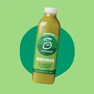 innocent Kiwi Cucumber Apple & Matcha Invigorate Super Smoothie with Vitamins 750ml - Invigorate
