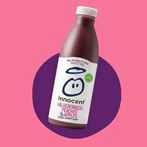 innocent Blueberries Peaches & Apples Smoothie 750ml - Blueberries Peaches and Apples