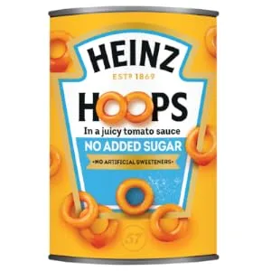 Heinz No Added Sugar Bundle Beans Soups and Hoops 400g 12 Cans - Pasta, Hoops