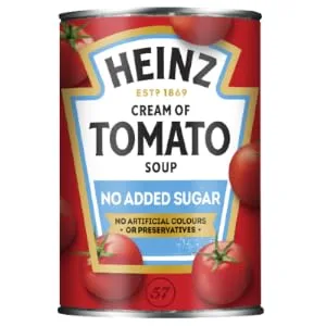 Heinz No Added Sugar Bundle Beans Soups and Hoops 400g 12 Cans - Tomato, Soup, No Added Sugar