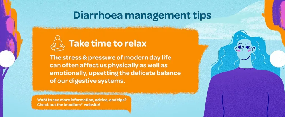 Imodium Instants - Fast Dissolving Tablets for On-The-Go Diarrhoea Relief in Under 1 Hour 6 Count (Pack of 1) 6 Count (Pack of 1) Instants - Diarrhoea management tips. Take time to relax