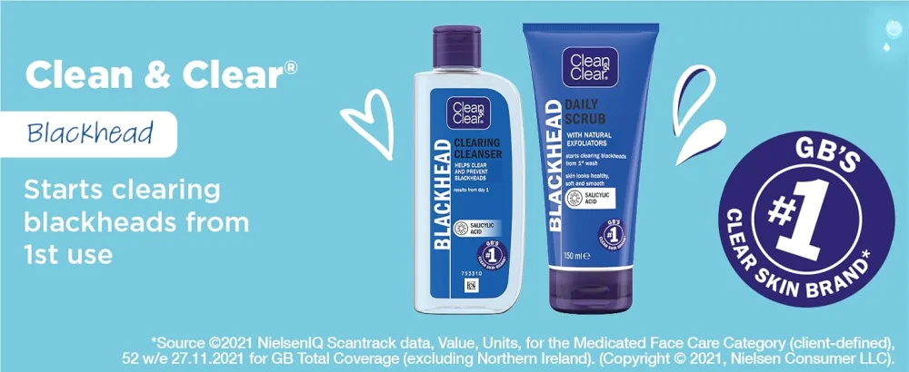 Clean & Clear Blackhead Clearing Daily Scrub 150 ml - product information 1