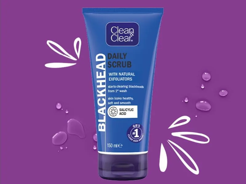 Clean & Clear Blackhead Clearing Daily Scrub 150 ml - product information 2