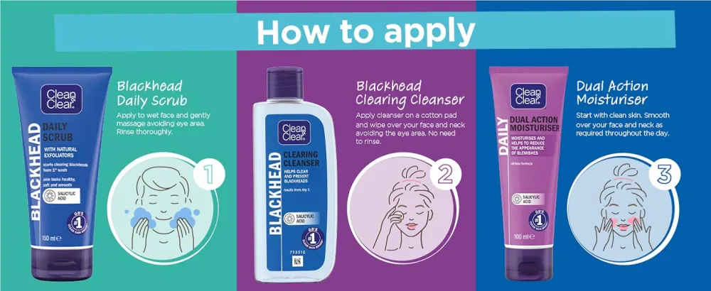 Clean & Clear Blackhead Clearing Daily Scrub 150 ml - product information 7