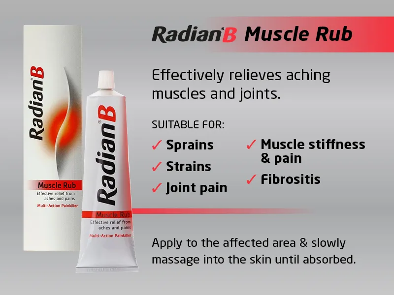 Radian B Muscle Rub 40g - Muscle Rub