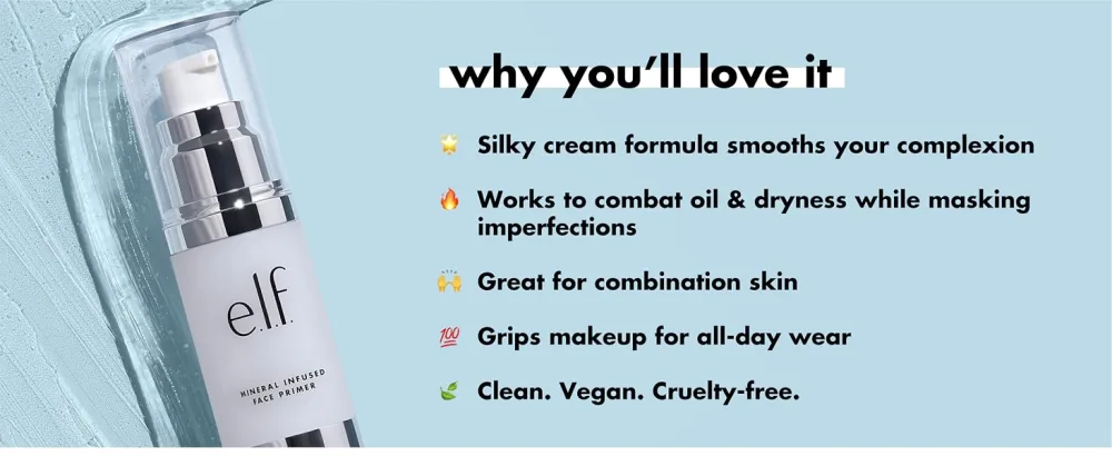 e.l.f Mineral Infused Face Primer Small - why youll love it