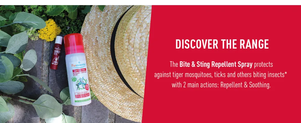 Puressentiel Bite & Sting Relief Roll-On 5 ml Instant & Lasting Effect - Mosquito Bites Insect Bites Bee Wasp & Nettle Stings 100% Natural Bite Sting & Itch Soothing Properties - Pocket Size - Bite & Sting