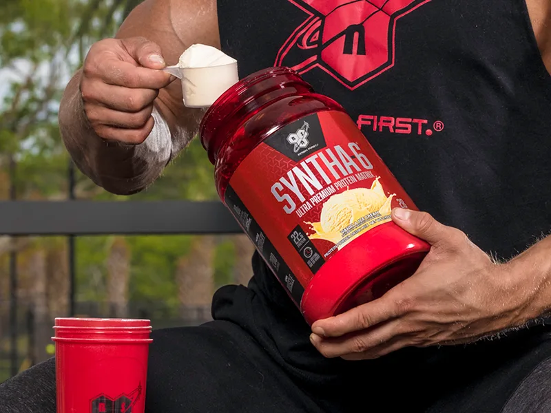 BSN DNA Creatine Monohydrate Powder Sports Nutrition Pre Workout and Post Workout Supplement to support and performance Unflavoured 216 g 63 Servings - syntha 6