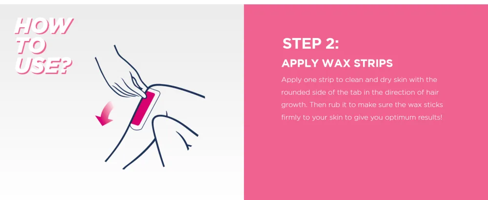 Veet Cold Wax Strips Hair Removal Legs & Body Sensitive Skin 40 Strips 4 Finish Wipes Single - product information 10