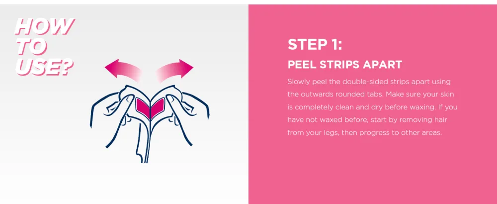 Veet Cold Wax Strips Hair Removal Legs & Body Sensitive Skin 40 Strips 4 Finish Wipes Single - product information 9