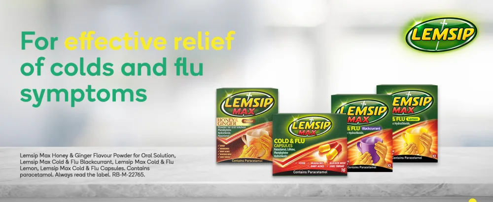 Lemsip Max All in One Lemon Flavour 8 Sachets - Lemsip Cold and Flu Hero desktop