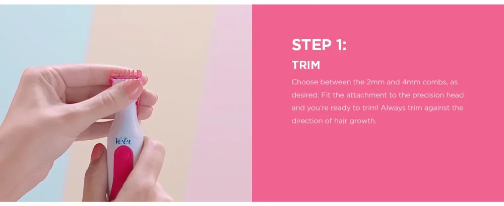 Veet Precision Trimmer White 2 - product information 12
