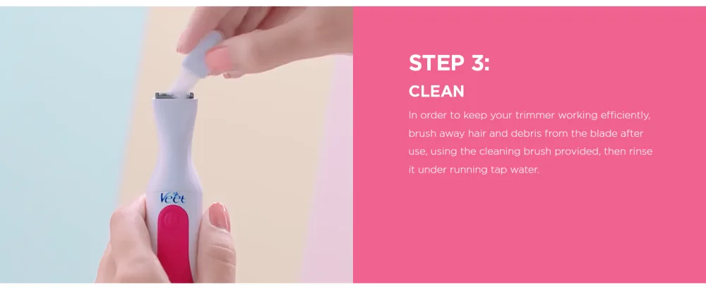 Veet Precision Trimmer White 2 - product information 14