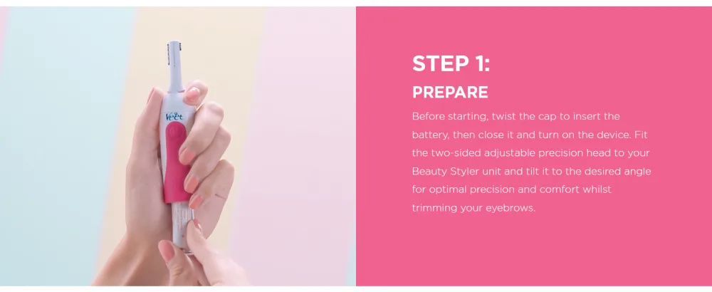 Veet Precision Trimmer White 2 - product information 8