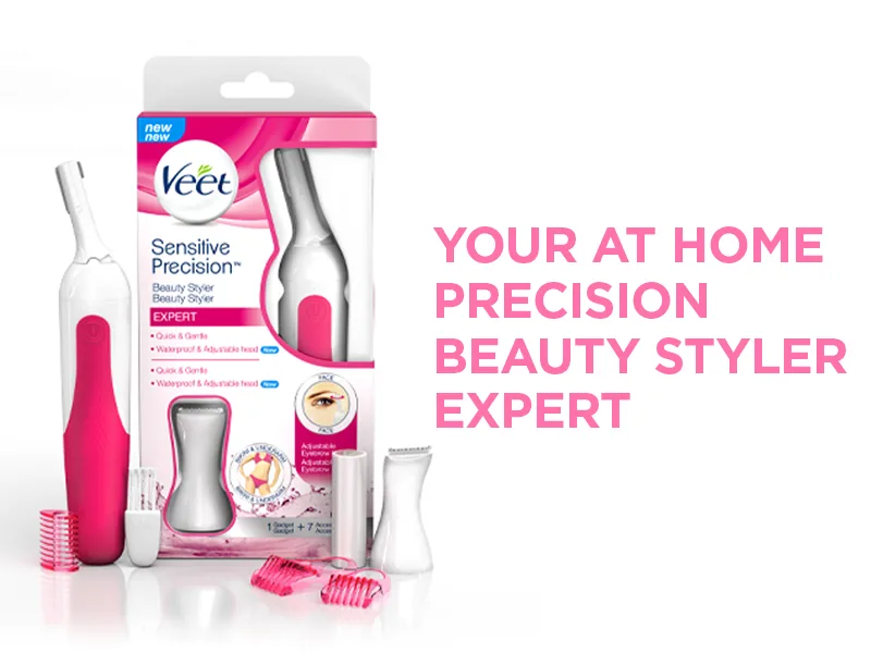 Veet Precision Trimmer White 2 - Product Image