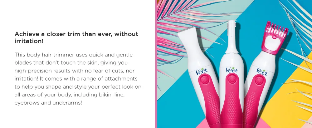 Veet Precision Trimmer White 2 - Quick and Gentle Trimming