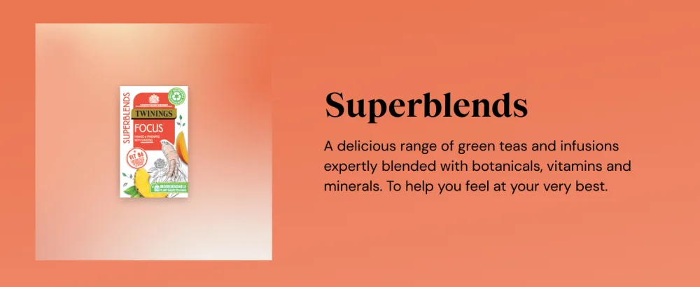 Twinings Superblends Matcha Green Tea 20 Teabags - product information 1