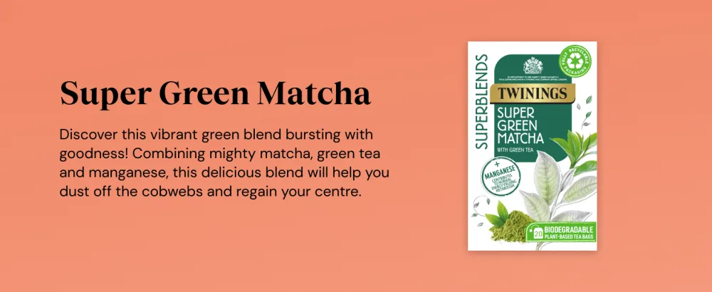 Twinings Superblends Matcha Green Tea 20 Teabags - product information 2