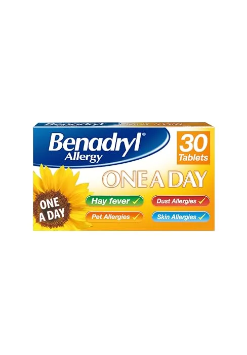 Benadryl Allergy Relief Fast-Acting Antihistamine 24 Capsules 24 Count (Pack of 1) - Benadryl