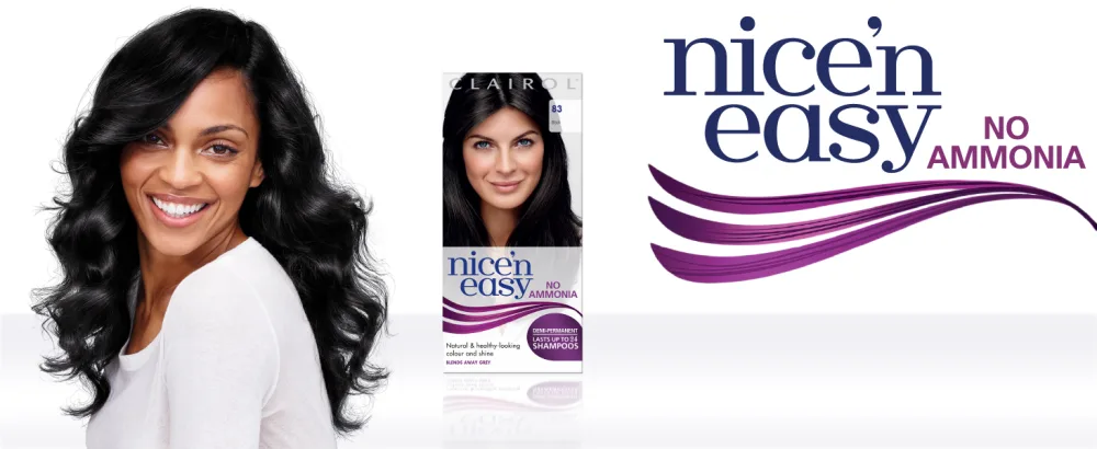Clairol Nice'n Easy No Ammonia Hair Dye 400/ 79 Dark Brown 1 Count (Pack of 1) - Nice