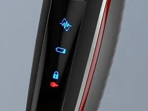 Panasonic ES-LL21 Hybrid Wet & Dry Electric 3-Blade Shaver with Trim Attachment for Men (2 Pin Plug) Black ES-LL21-K511 Single - LED Display