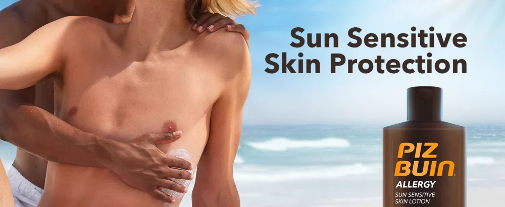 Piz Buin Allergy Sun Sensitive Skin Lotion SPF 30 200ml 200 ml (Pack of 1) Skin Lotion SPF30 - product information 1