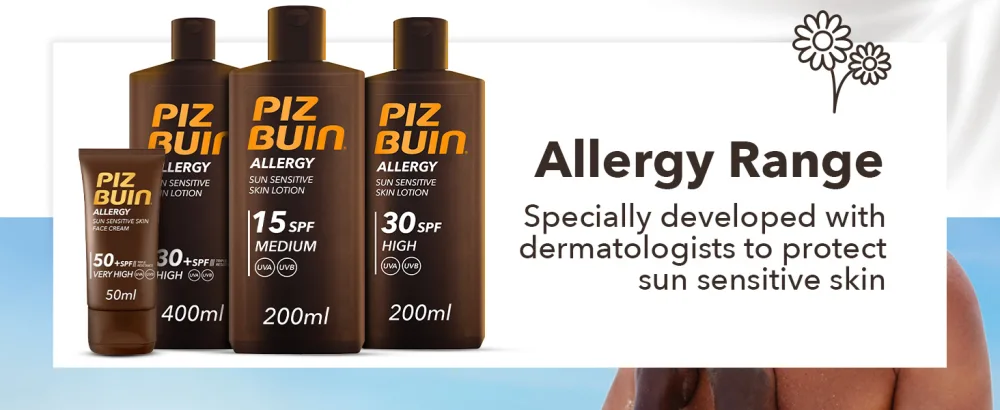 Piz Buin Allergy Sun Sensitive Skin Lotion SPF 30 200ml 200 ml (Pack of 1) Skin Lotion SPF30 - product information 4