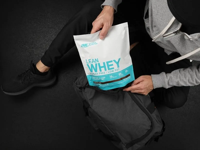 Optimum Nutrition ON Gold Standard 100% Isolate Pure Whey Protein Naturally Occurring BCAAs and Glutamine Pre and Post Workout Chocolate Flavour 31 Servings 930 g - opti-lean