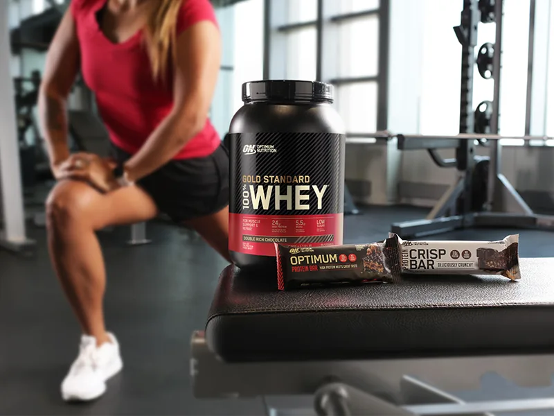 Optimum Nutrition ON Gold Standard 100% Isolate Pure Whey Protein Naturally Occurring BCAAs and Glutamine Pre and Post Workout Chocolate Flavour 31 Servings 930 g - whey