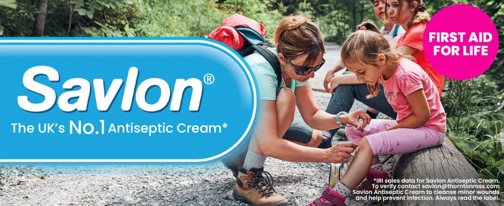 Savlon Burns & Scalds 0.25% w/w Cream 30g First Aid Treatment for Minor Burns Scalds and Sunburn Blisters (Pack of 1) - Savlon banner