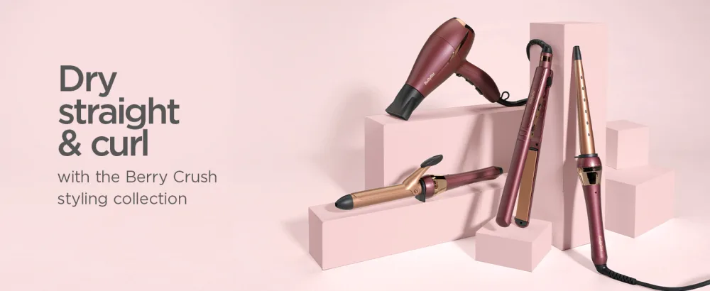 BaByliss Berry Crush Wand 2523RU - dry straight curl