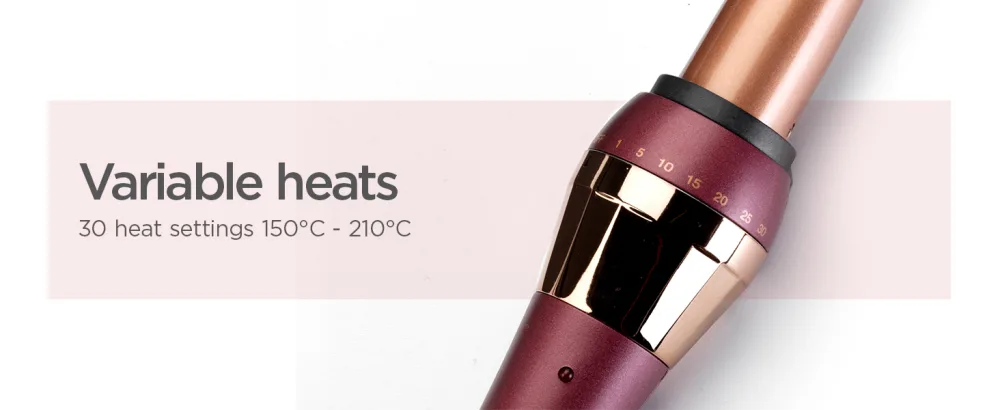 BaByliss Berry Crush Wand 2523RU - variable heats
