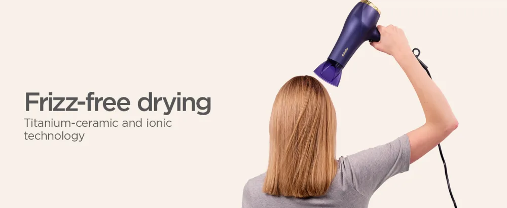 BaByliss Midnight Luxe Dryer 5781U - frizz-free
