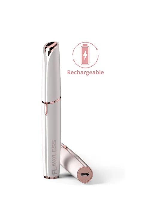 Finishing Touch Flawless Next Generation Brows Eyebrow Hair Trimmer Rechargeable Blush Blush Single - Flawless