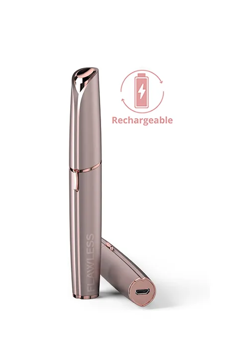 Finishing Touch Flawless Next Generation Brows Eyebrow Hair Trimmer Rechargeable White White Single - Flawless