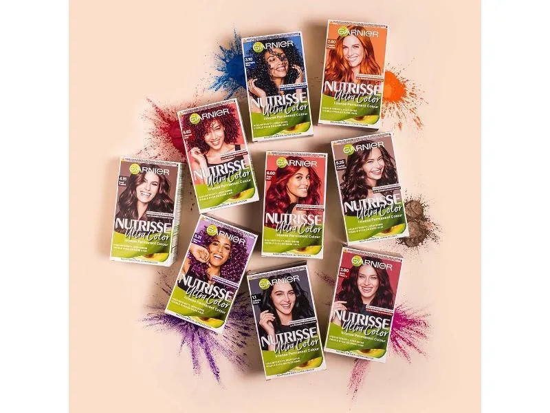 Garnier Nutrisse Ultra Color Permanent Hair Dye Intense Colour For All Hair Types 5.21 Intense Lilac - product information 2