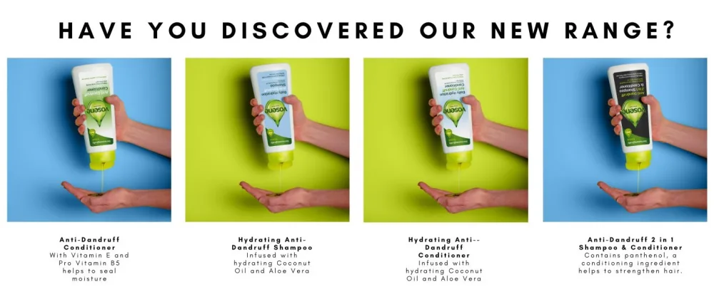 Vosene Anti-dandruff Shampoo 300ml (packaging may vary) 300 ml (Pack of 1) - Discovered our new range?