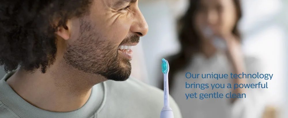 Philips Sonicare 3100 Series Sonic Electric Toothbrush with Pressure Sensor and BrushSync Replacement Reminder HX3673/11 Sugar Rose - product information 2