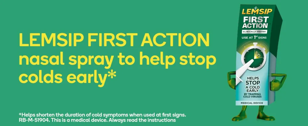 Lemsip Nasal Spray 20ML - Lemsip First Action nasal spray