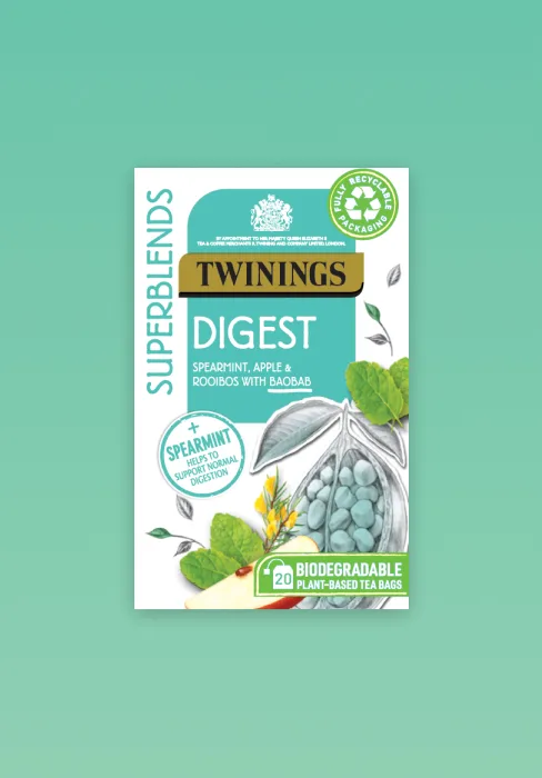 Twinings Superblends Immune Support Tea - Blackcurrant Raspberry & Elderberry Herbal Tea Infusion with Echinacea Root & Vitamin D 80 x Biodegradable Tea Bags Immune Support 80 Count (Pack of 1) - sasas