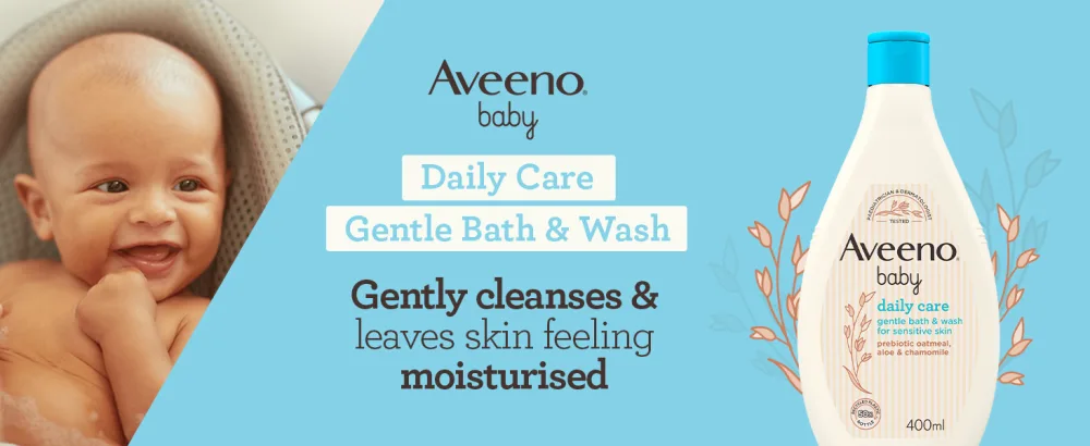 Aveeno Baby Baby Gentle Bath and Wash White 400 ml (Pack of 1) Chamomile 400 ml (Pack of 1) - baby