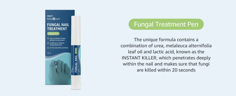 Amazon Basic Care Fungal Nail Treatment Pen 4ml 4 ml (Pack of 1) - product information 2