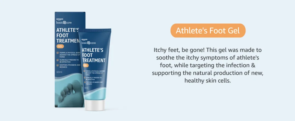 Amazon Basic Care Athlete s Foot Treatment Gel 60.00 ml (Pack of 1) - product information 2