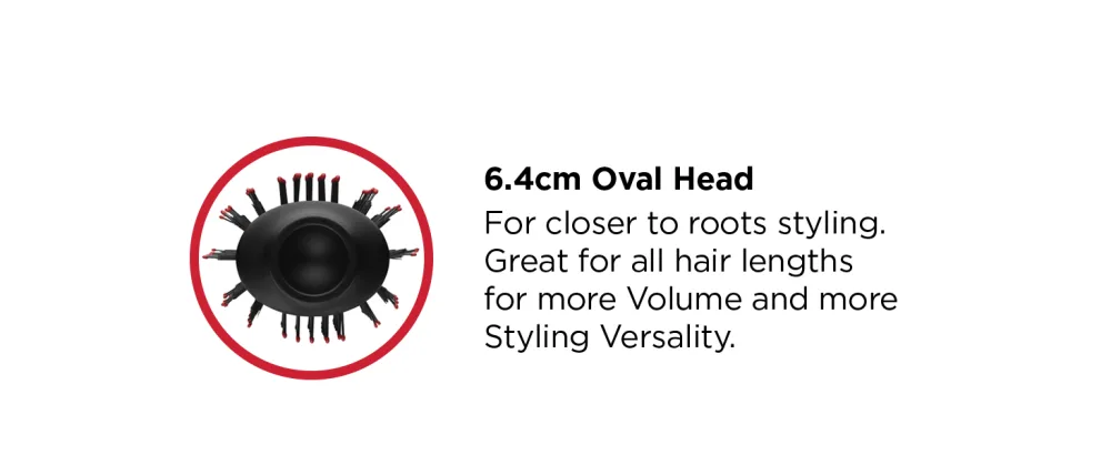 Revlon One-Step Volumiser Plus (Detachable Head Ceramic Titanium Barrel Styling Bristles with Activated Charcoal Pins Tourmaline Ionic Technology) RVDR5298UK Vol Plus - Revlon; One-Step; Volumiser Plus; hair dryer