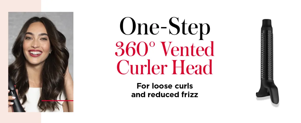 Revlon One-Step Volumiser Plus (Detachable Head Ceramic Titanium Barrel Styling Bristles with Activated Charcoal Pins Tourmaline Ionic Technology) RVDR5298UK Vol Plus - Revlon; One-Step; Volumiser Plus; Hair Dryers