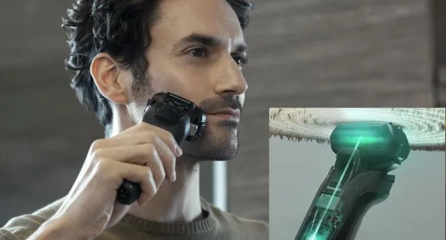 Panasonic ES-LV6U Wet & Dry 5-Blade Electric Shaver for Men - Precise Clean Shaving Black - UK 2 pin plug Precise shaver - product information 5