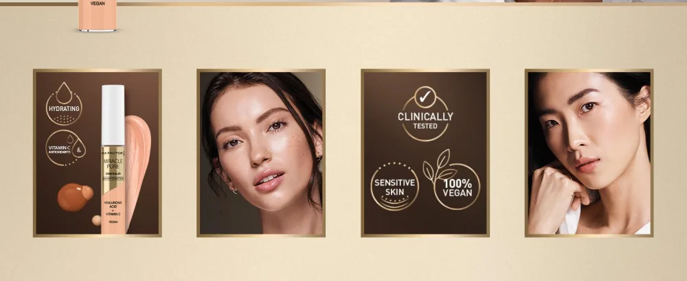 Max Factor Miracle Pure Concealer With Vitamin C and Hyaluronic Acid Shade 02 Shade 2 - Miracle Pure Concealer Benefits